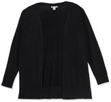 Amazon Essentials Women's Lightweight Open-Front Cardigan Sweater, Black, Small