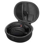 Linkidea Headphones Carrying Case Compatible with Skullcandy Crusher Wireless, Hesh 3, Crusher ANC, Crusher 360 Headphones Protective Hard Shell Headset Travel Bag with Room for Cable (Black)