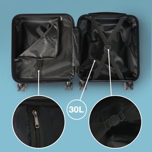Cabin Max EasyJet Cabin Bag – 30L Lightweight Underseat Suitcase 45x36x20cm