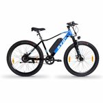 RYD E-3 Mountain Electric Cycle with 36V, 250W BLDC Motor, Steel Frame, 7.8Ah Battery, Disc Brake, Lightweight, Rechargeable, 27.5 Inch, Multi-Functional Display (Blue/Black, E3 Series)