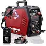 ARCCAPTAIN iControl Cut55 Pro Plasma Cutter, [APP Control] 55 Amp Non-Touch Pilot Arc 120V/240V Plasma Cutter Machine, Large LED Display and 2T/4T, 3/4 inch Maximum Cut, DC Inverter IGBT