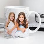 BGExpress Personalised Mug with Photo - Customised Photo Logo Name Mug for him, Her, Mother's Day Gift, Dad, Friends, Birthday, Anniversary, Company Branded Mug(11oz)