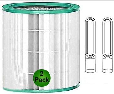 Replacement TP02 HEPA Filter (2 Pack) Compatible with Dyson TP02, TP03 Tower Purifier Compare to Part # 968126-03