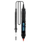 Serplex® 2-in-1 Pen Digital Multimeter for AC/DC Voltage, Resistance, Capacitance, Diode, Temperature Testing, 6000 Count Voltmeter with LCD Display, for Electricians (Battery Not Included)