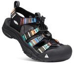 KEEN Women's Newport H2 Closed Toe Water Shoe Sandal, Raya Black, 4 UK