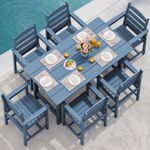 SERWALL 7-Piece Patio Dining Table 