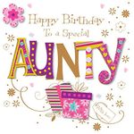 Talking Pictures Special Aunty Happy Birthday Greeting Card Cards