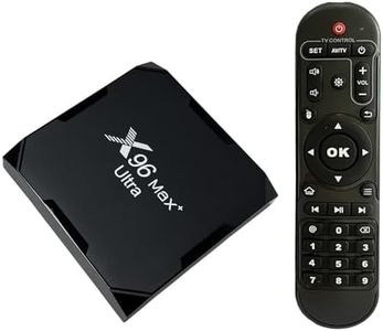 X96 Max Plus Ultra TV Box Android 11 Amlogic S905X4 4GB 32GB Support AV1 H.265 HEVC, 4K 60FPS 2.4G/5G Dual WiFi BT4.0, USB3.0 HDR Box