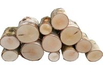 Round Logs for Decoration - Birch - 20cm Long - Covers 30cm x 40cm (0.12 metre squared) Kiln Dried Bug Free Lovely Smell