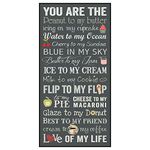 P. Graham Dunn You are The Peanut to My Butter Love of My Life 18 x 9 Wood Wall Plaque Sign