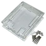 TECHDELIVERS® Transparent Acrylic Glossy Case Enclosure Box for Arduino UNO Casing