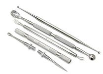 Professional Blackheads Whiteheads Remover Extractor Acne Comedone Facial Tool 4 Piece Set by BeautyTrack Ltd (