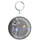 HOLA Keychain Multicolor Cricket Rohit Sharma D1 Glossy Finish Design Pack of 1 (58mm)