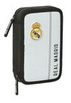 Safta Real Madrid 1st Team 24/25 – Children's School Pencil Case, Pencil Case with Colours, with 28 Tools Included, Ideal for Children from 5 to 14 Years, Comfortable and Versatile, 12.5 x 4 x 19.5