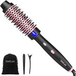 Innlux Thermal Brush, Heated Round Brush, Heated Curling Brush，Two Temperature Settings, Negative Ion, Pink