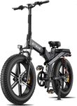 ENGWE X20 Folding Electric Bike for Adults - Battery 22.2 Ah Long Range 150 km, 20 Inch × 4.0 Fat Tire All Terrain E-Bike, Shimano 8 Gear, Triple Suspension