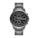 Armani Exchange Men's Watch Chronograph, Gunmetal Stainless Steel, AX2454