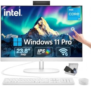HP All-in-One Desktop Computer, Core i3 N300, 16GB 512GB SSD