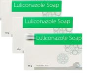 "Luli-conazole Soap for Anti-Fungal and Skin Problems - 50g, Pack of 3