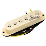 Wilkinson M Series High Output Alnico 5 Strat Single Coil Middle Pickup for Stratocaster Electric Guitar, Cream