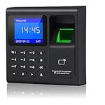 LMEIL Fingerprint Time Attendance Terminal Time Clocks Office Time Clock Automatic No Monthly Fee Automatic Report Generation for Employees Small Business Biometric