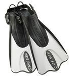 Cressi Palau SAF Short Blade Adjustable Snorkel Fin - WT_S/M