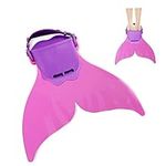 THANMAO Kids Mermaid Swim Tail Fin，