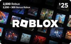 Roblox Digital Gift Card - 2,500 Robux [Includes Exclusive Virtual Item] [Digital Code]