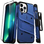 ZIZO Bolt Bundle iPhone 13 Pro Max Case - Blue