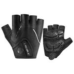 INBIKE Bike Bicycle Gloves 5mm Gel Pad Half Finger Cycling Gloves Black Medium