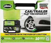 Slime 50158 Flat Tire Repair Kit, Smart Spair Ultra, All-in-One Solution, Repairs and Inflates, Car/Trailer, 10 Min Fix