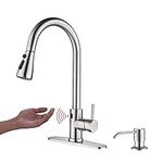 Touchless Kitchen Faucet with Pull 