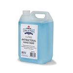 Osler & Walsh 5 Litre Antibacterial Blue Hand Soap, Lightly Fragranced Hand Wash for Home, School and the Workplace. Hydrates & Softens Skin, Non-Sticky Liquid Hand Soap Protects Skin From Dryness