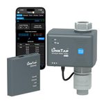 LinkTap G2S Wireless Water Timer & Gateway & Flow Meter - Smart Sprinkler Timer for Garden, Greater Range Than WiFi Hose Timer, Real-Time Fault Detection & Notification, Automatic Rain Skip, IP66…