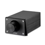 Nobsound High Precision Passive Preamp Volume Controller VOL Control HiFi Preamplifier ALPS (RCA&HiFi Version, Black)