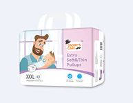 Daddy's Care Ultra-Thin Disposable Pull-Up Diapers With Wetness Indicator - Xxxl Size - 40 Count - Unisex