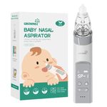 Nasal Aspirator Baby,Baby Nasal Aspirator,Baby Nose Suckers Automatic Nose Cleaner with 3 Silicone Tips, Adjustable Suction Level, Music and Light Soothing Function