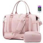 Gym Bag LOVEVOOK Travel Duffel Bag with USB Charging Port,Weekender Bags for Women with Shoe Compartment,Carry on Overnight Bag with Toiletry Bag,Hospital Bags for Labor and Deliver