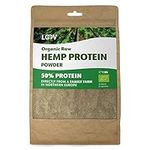 LOOV Organic Raw Hemp Protein Powder, 1kg, 50% Protein, Nutrients Preserved, Delicious Nutty Flavour, Organically Grown in Nordic Climate, Plant-Based Vegan Protein Powder, Non-GMO