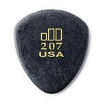 Jim Dunlop 477P207 JD Jazztones, Black, Large Round Tip, 6/Player's Pack