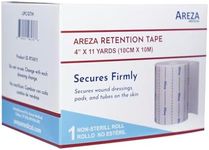 Areza Medical Surgical Tape - Cut with Scissors - Retention Tape - Securing Wound Dressings & Medical Catheters, Tubes, Lines, & Devices - 4" x 11 Yards, One Roll