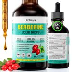 4 FL Oz Organic Berberine Liquid Drops -Berberine Extract Drops 98% Absorption -Big Capacity (120ml)