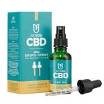 BeYou CBD Oil - 4800mg CBD Drops, Spray in MCT Oil, Lemon Flavour, High Strength, No THC, 30ml | Soothes Stress, Anxiety, Sleep, Aches & Pains