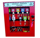 Loto Product India lockout tagout station kit Box with 10 OSHA Padlock