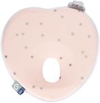 Babymoov Lovenest Baby Head Support, Soft Infant Support for Supervised Awake Time, Stroller & Bouncer Use, Breathable Fabric, Lightweight Newborn Support, Pink