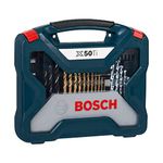 Bosch Professional 50-piece Bosch Blue X-Line titanium set.