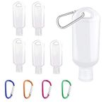 5pcs Clear Portable Travel Bottles,50ml Refillable Travel Bottles Portable with Hook,Hand Sanitizer Containers,Leakproof Travel Bottles for Hand Sanitizers,Disinfectant Alcohol,Liquids,Toiletries