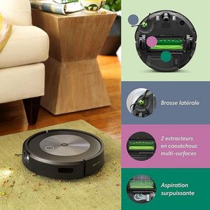 iRobot Roomba j7+ Robot Vacuum – Self-Emptying, Smart Mapping