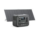 BLUETTI Solar Generator Elite 100 V2 (2025 New) with 350W Solar Panel Included, 1024Wh Portable Power Station w/ 4 1800W AC Outlets, 35% Smaller, Ideal for Camping, Emergencies, Backup Power