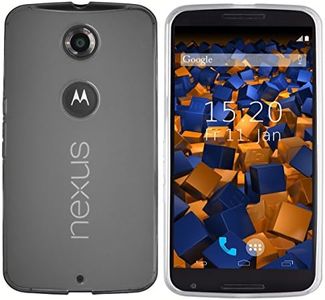 mumbi Mobile Phone Case Compatible with Motorola Nexus 6 Transparent White